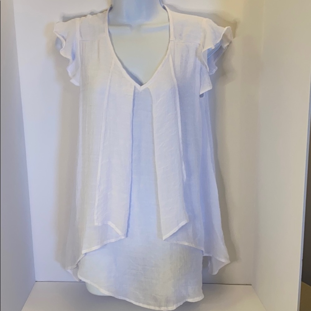 Counterparts white blouse sz S